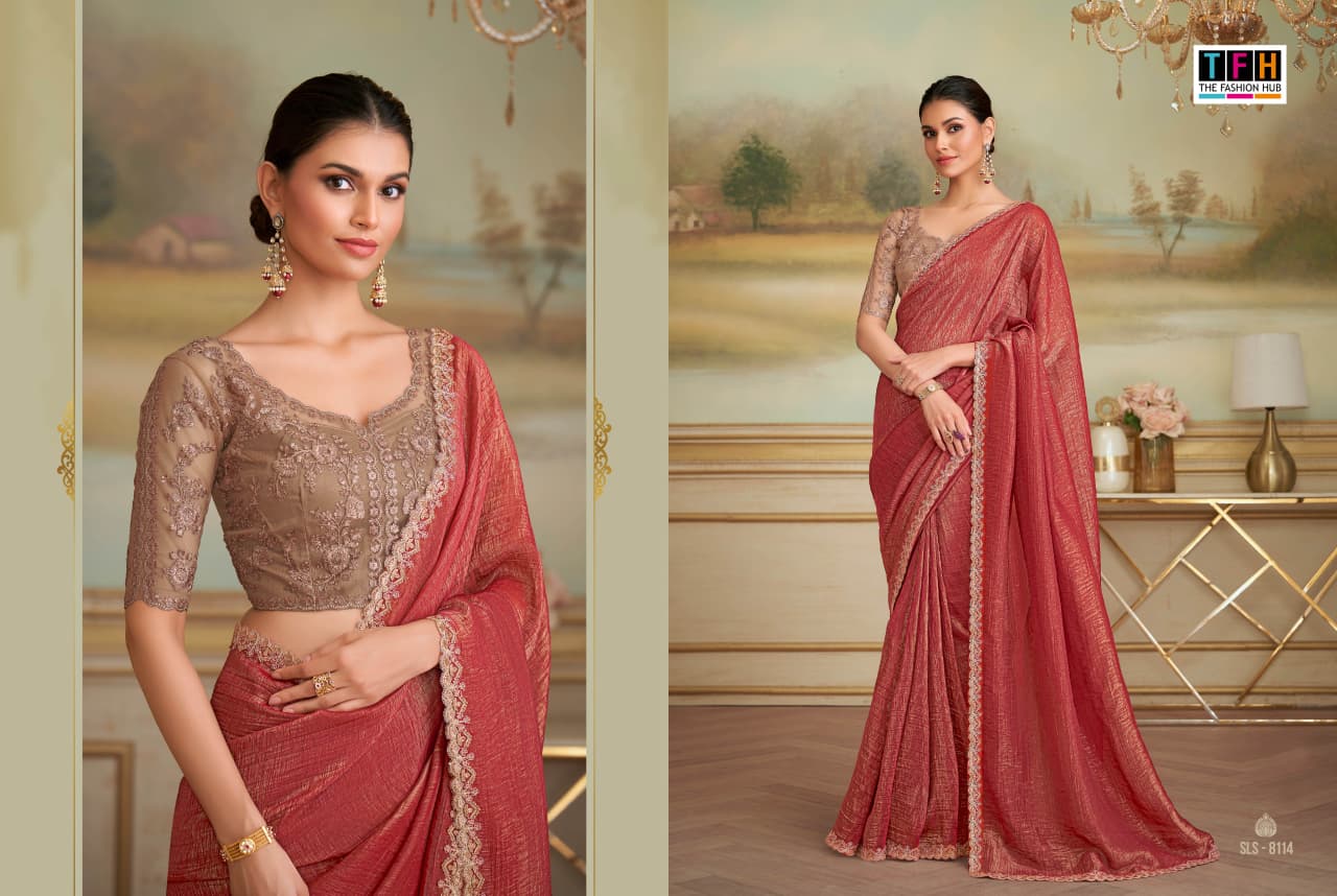 Sls-8114 Salsa Style Vol-05 Tfh Georgette Sarees