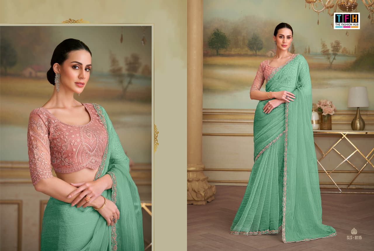 Sls-8115 Salsa Style Vol-05 Tfh Georgette Sarees