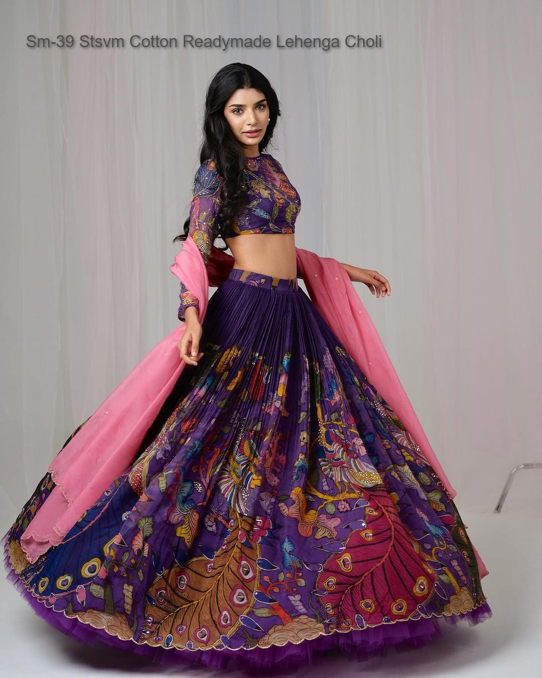 Sm-39 Stsvm Cotton Readymade Lehenga Choli