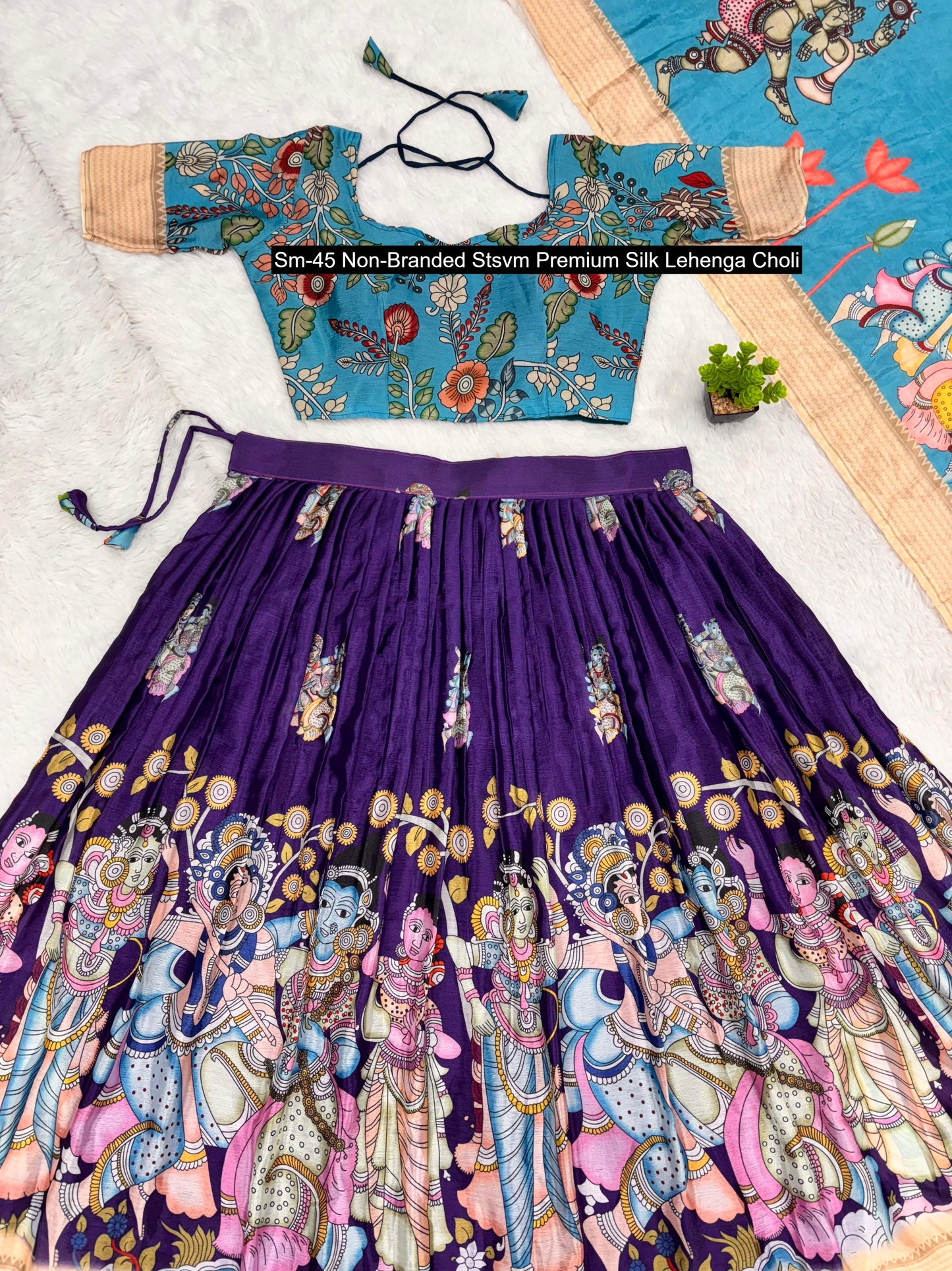 Sm-45 Non-Branded Stsvm Premium Silk Lehenga Choli