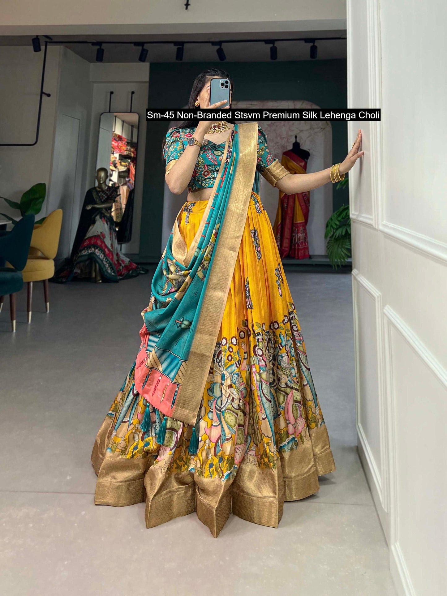 Sm-45 Non-Branded Stsvm Premium Silk Lehenga Choli