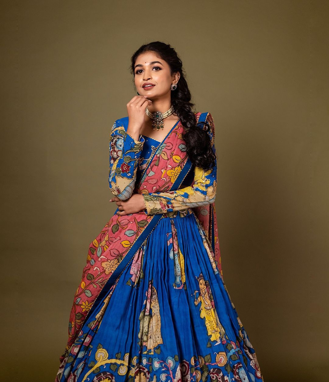 Sm-50 Non-Branded Stsvm Pure Cotton Readymade Lehenga Choli