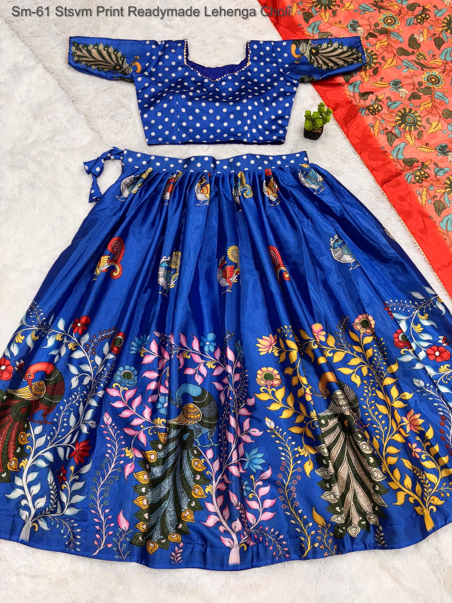 Sm-61 Stsvm Print Readymade Lehenga Choli