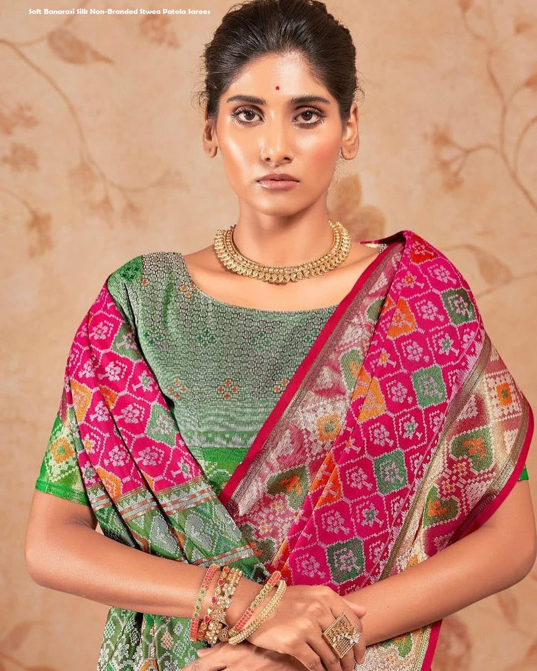 Soft Banarasi Silk Non-Branded Stwea Patola Sarees