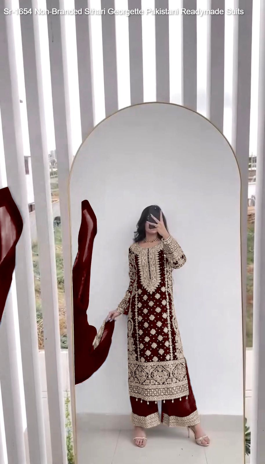 Sr-1654 Sthari Georgette Pakistani Readymade Suits