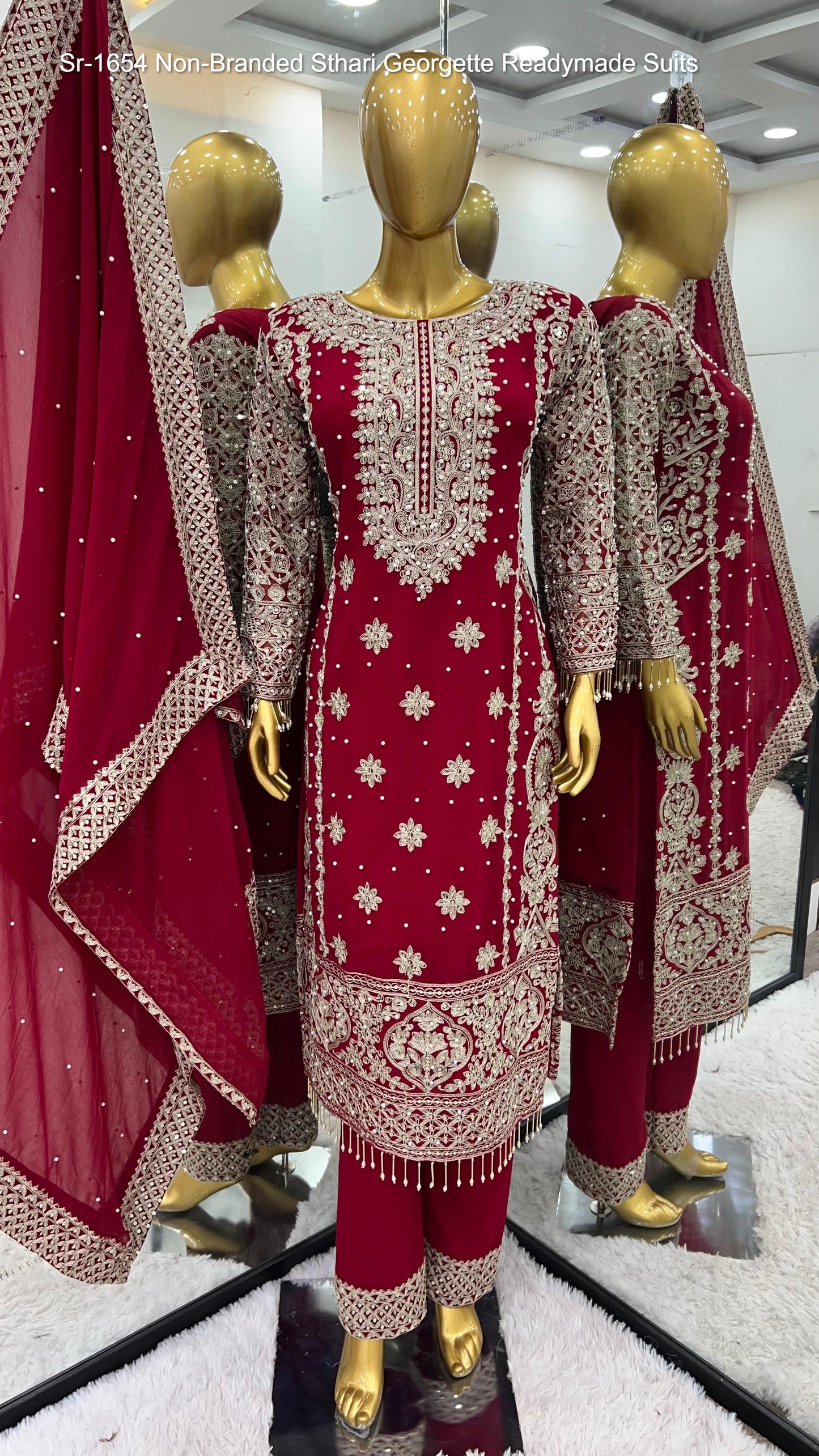 Sr-1654 Sthari Georgette Readymade Suits