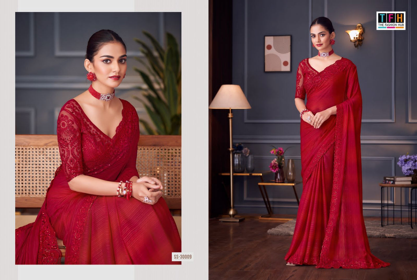 Ss-30009 Silver Screen 20 Tfh Silk Sarees