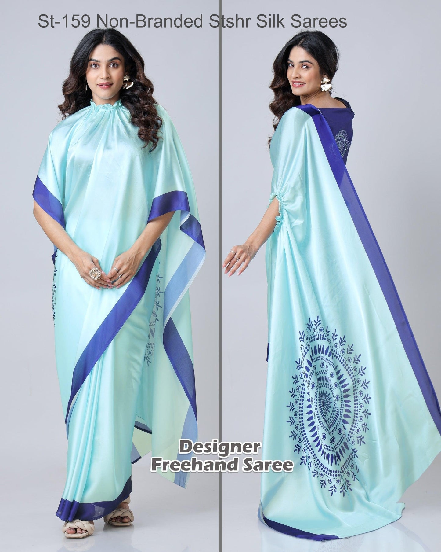 St-159 Non-Branded Stshr Silk Sarees