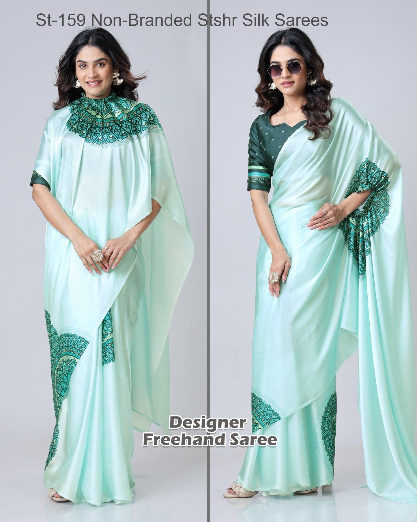 St-159 Non-Branded Stshr Silk Sarees