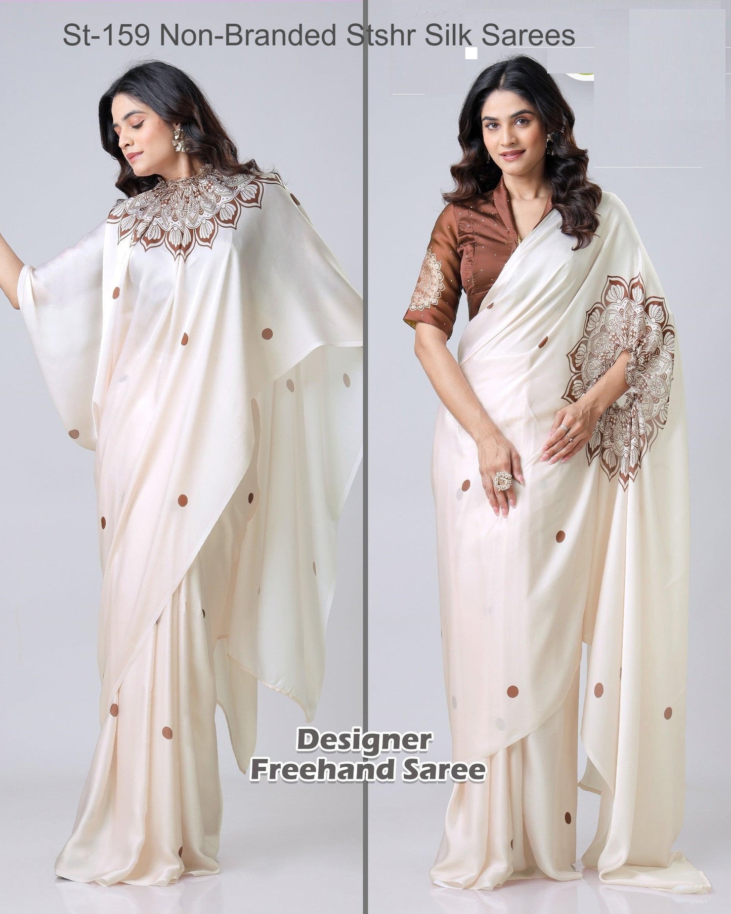 St-159 Non-Branded Stshr Silk Sarees