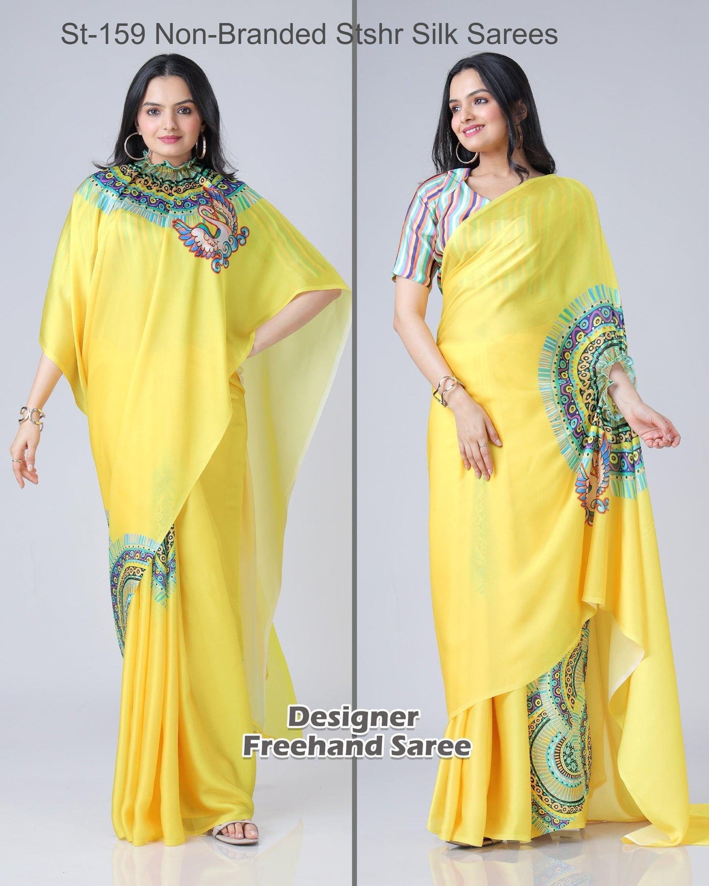 St-159 Non-Branded Stshr Silk Sarees