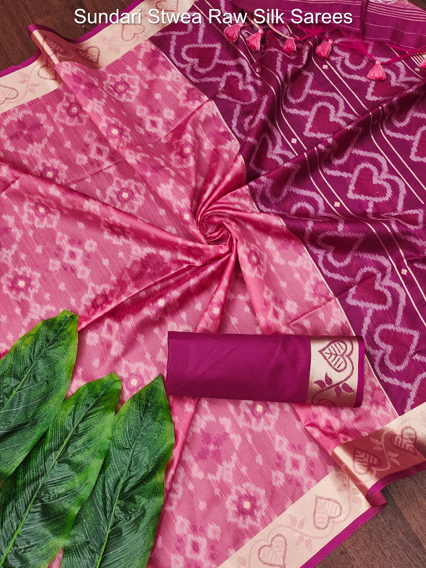 Sundari Stwea Raw Silk Sarees