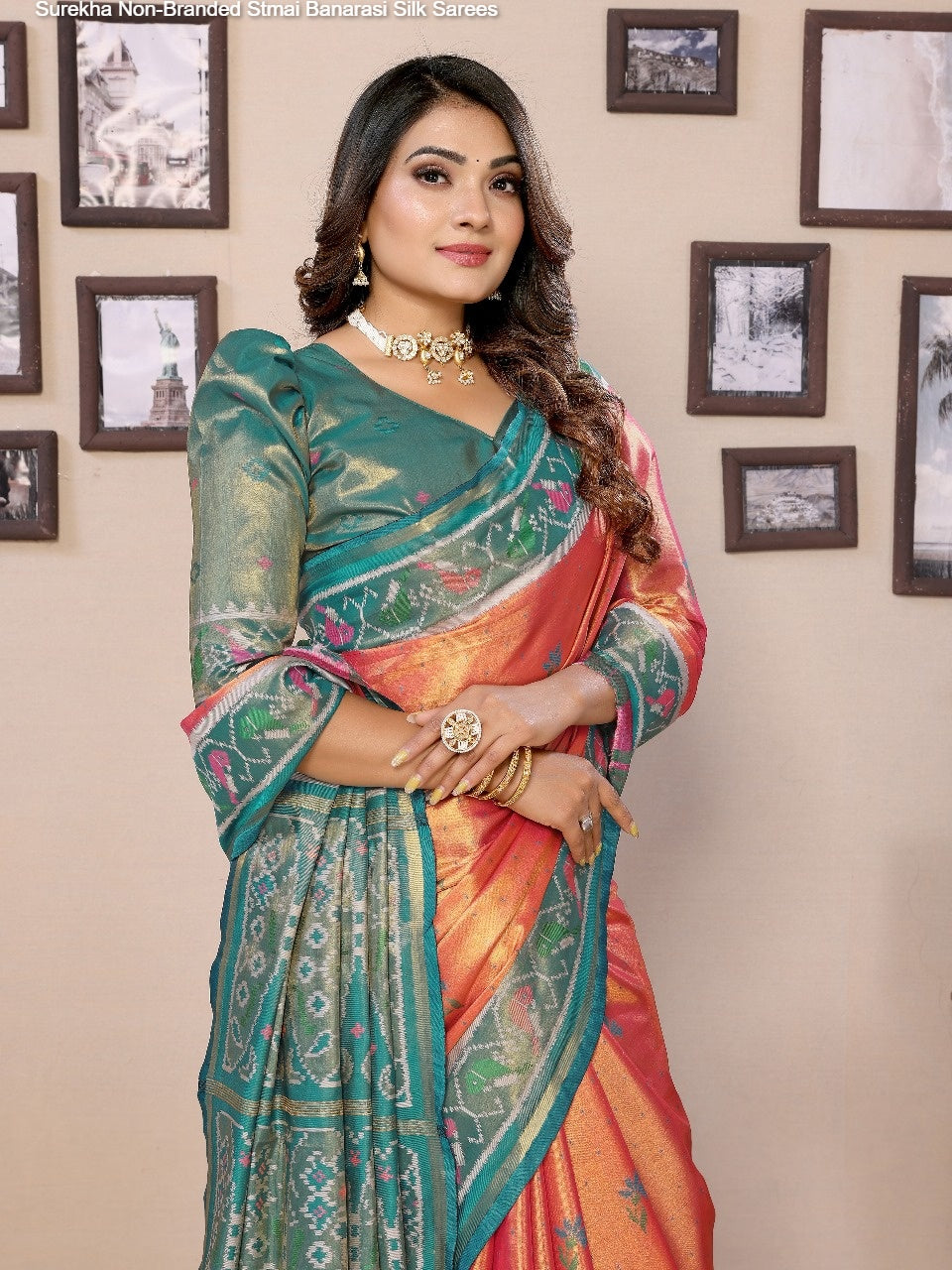 Surekha Non-Branded Stmai Banarasi Silk Sarees