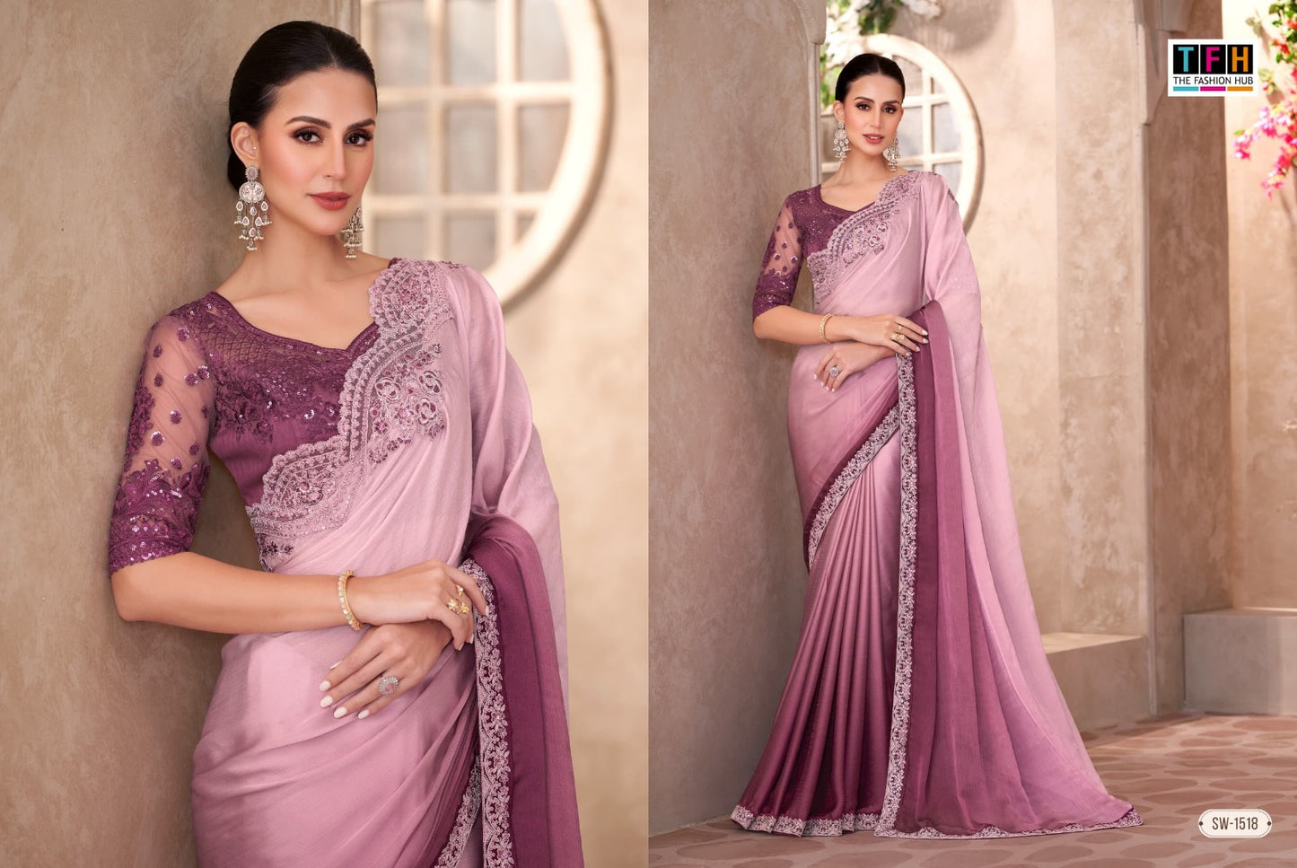 Sw-1518 Sandalwood Vol-15 Tfh Majestic Sarees
