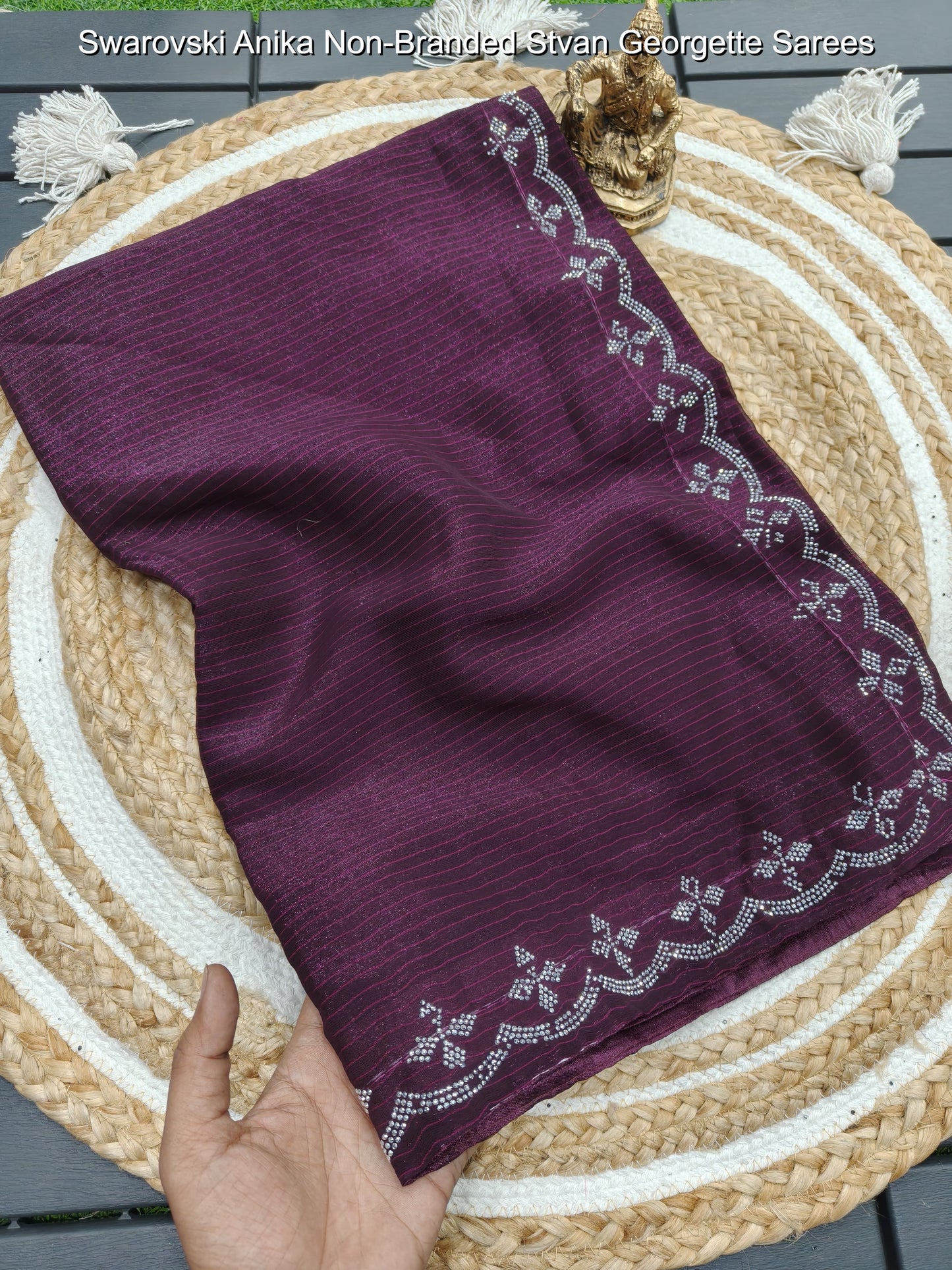 Swarovski Anika Non-Branded Stvan Georgette Sarees