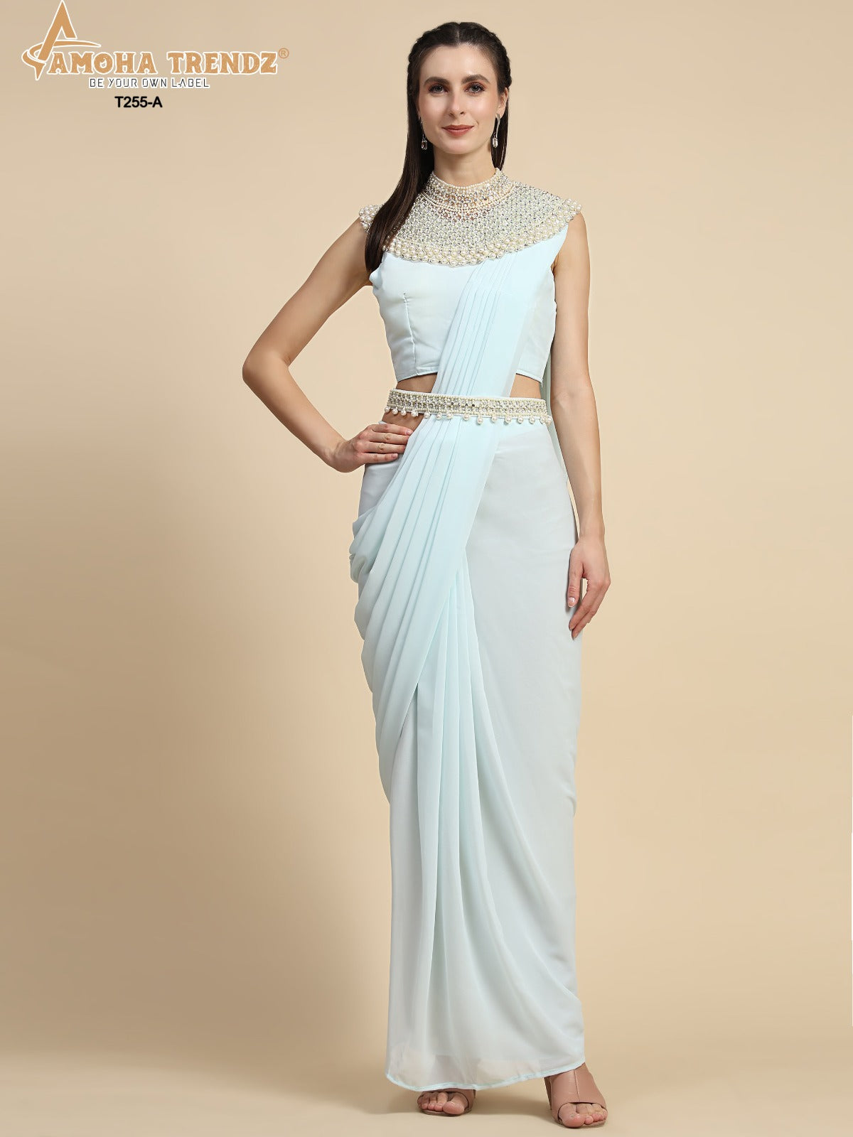 T255A Amoha Moti Ready To Wear Saree