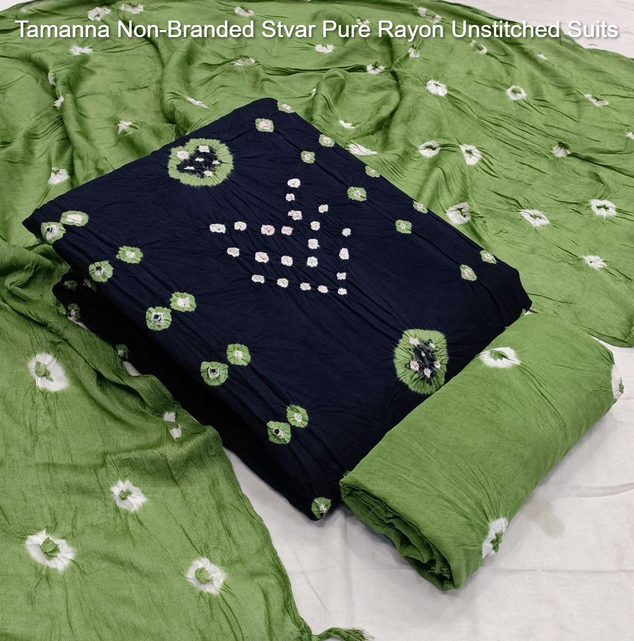 Tamanna Non-Branded Stvar Pure Rayon Unstitched Suits
