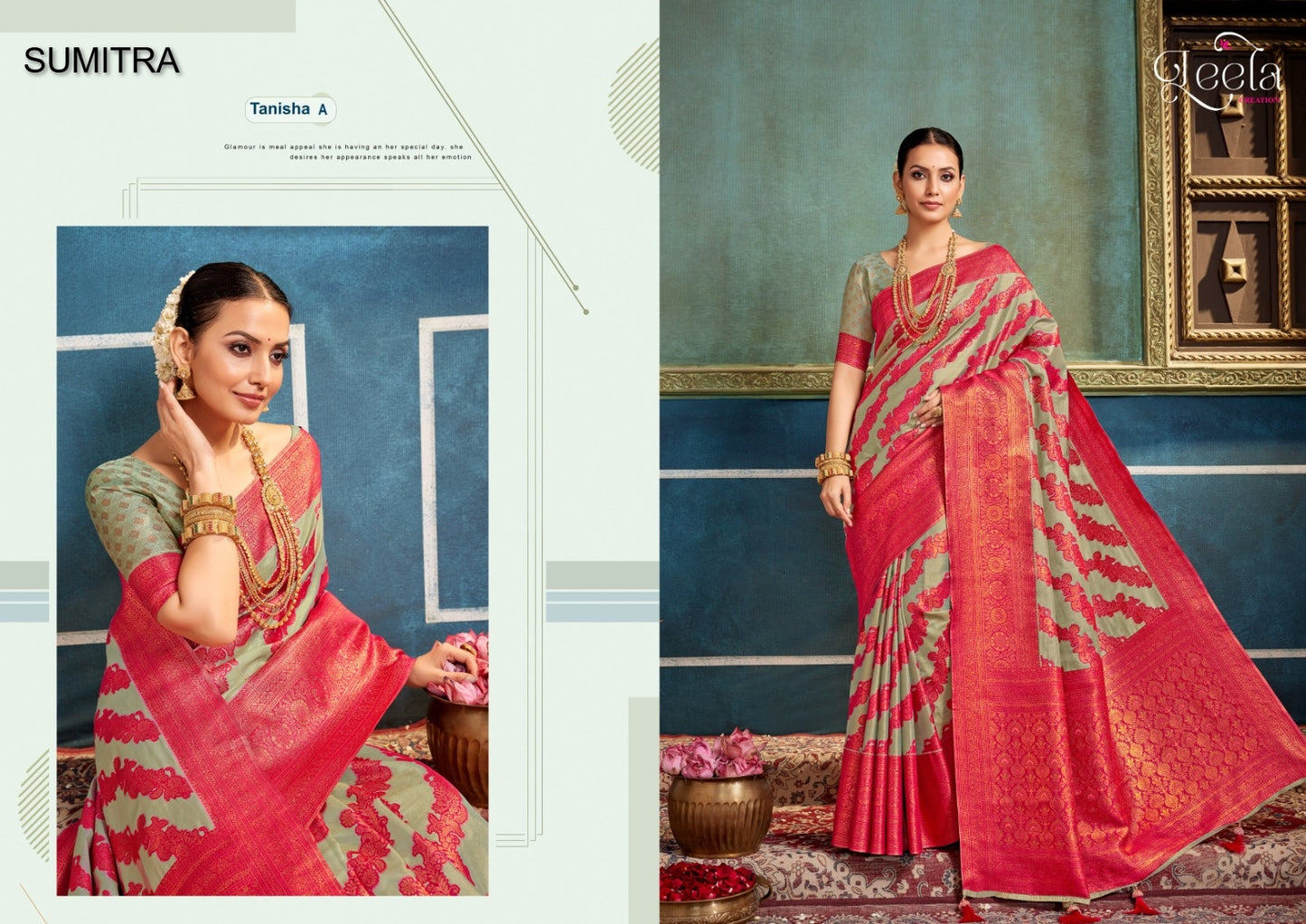 Tanisha-A Leela Sumitra Dyed Sarees