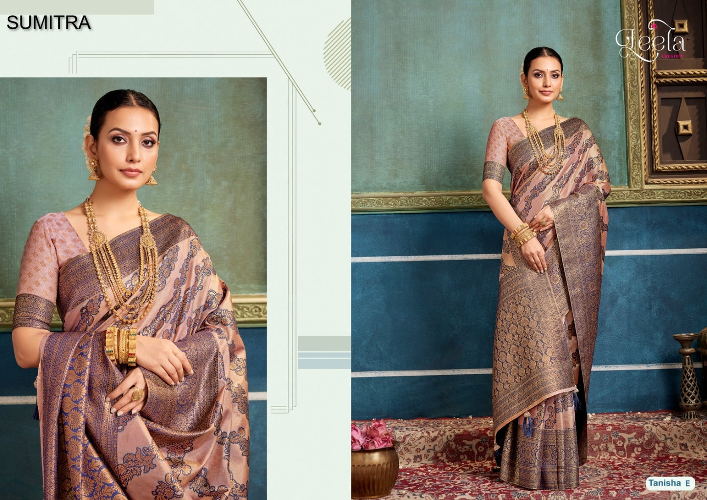 Tanisha-E Leela Sumitra Dyed Sarees