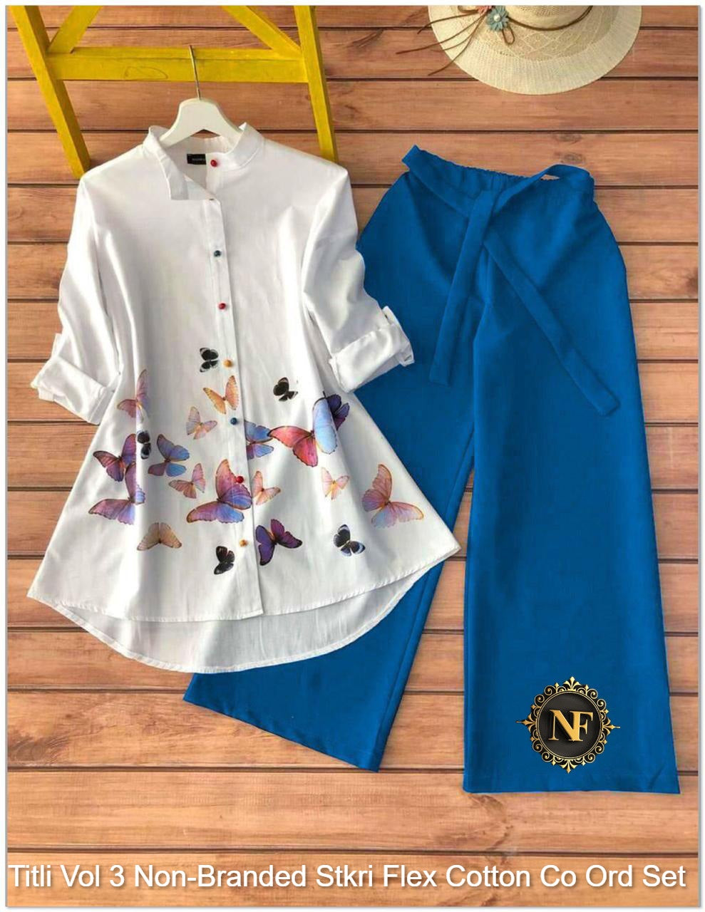 Titli Vol 3 Non-Branded Stkri Flex Cotton Co Ord Set
