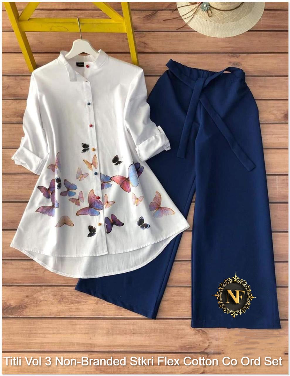 Titli Vol 3 Non-Branded Stkri Flex Cotton Co Ord Set