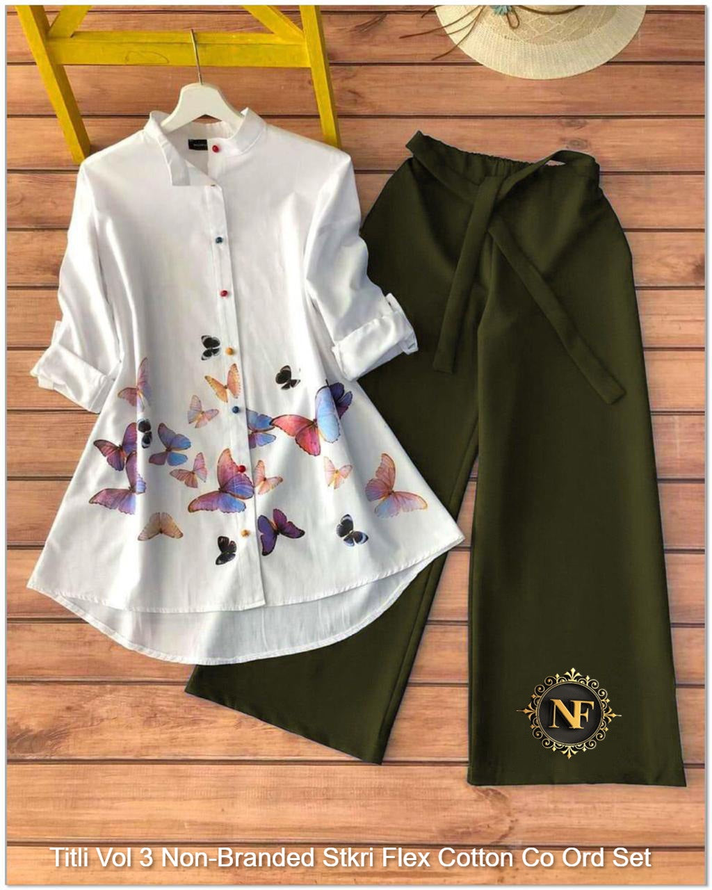 Titli Vol 3 Non-Branded Stkri Flex Cotton Co Ord Set