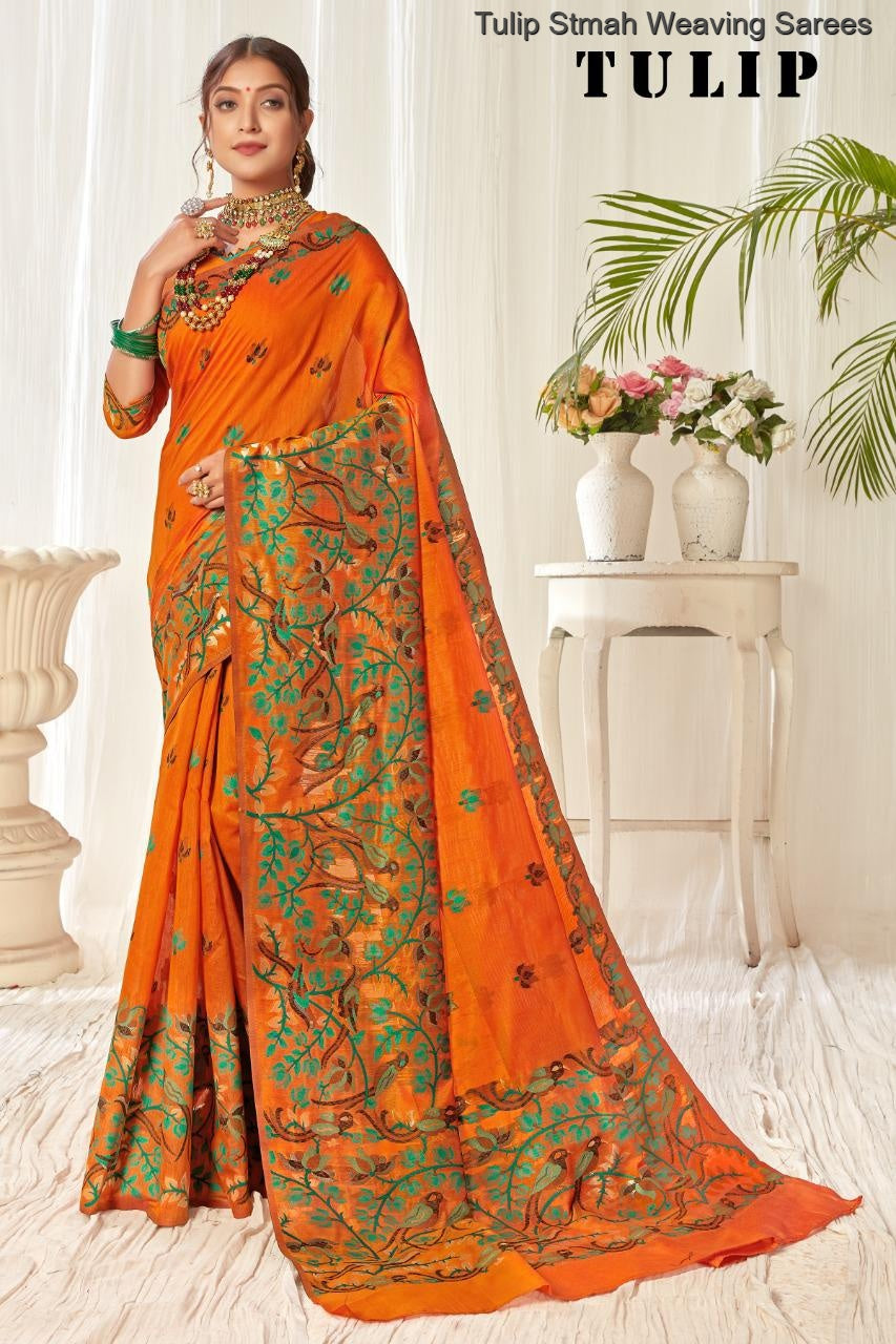 Tulip Stmah Weaving Sarees