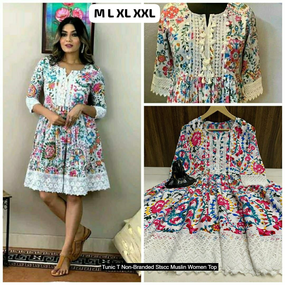 Tunic T Non-Branded Stscc Muslin Women Top