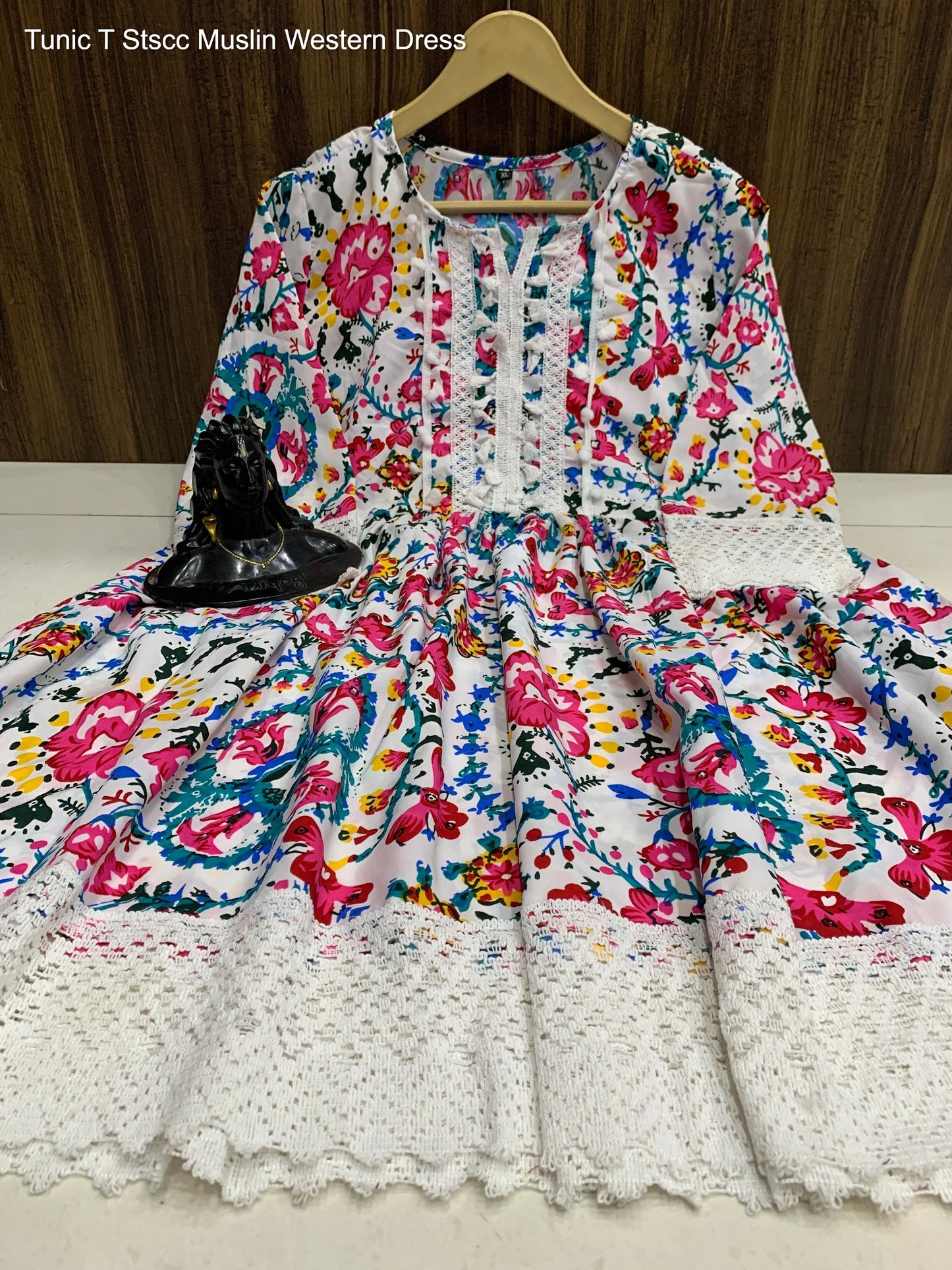Tunic T Stscc Muslin Western Dress