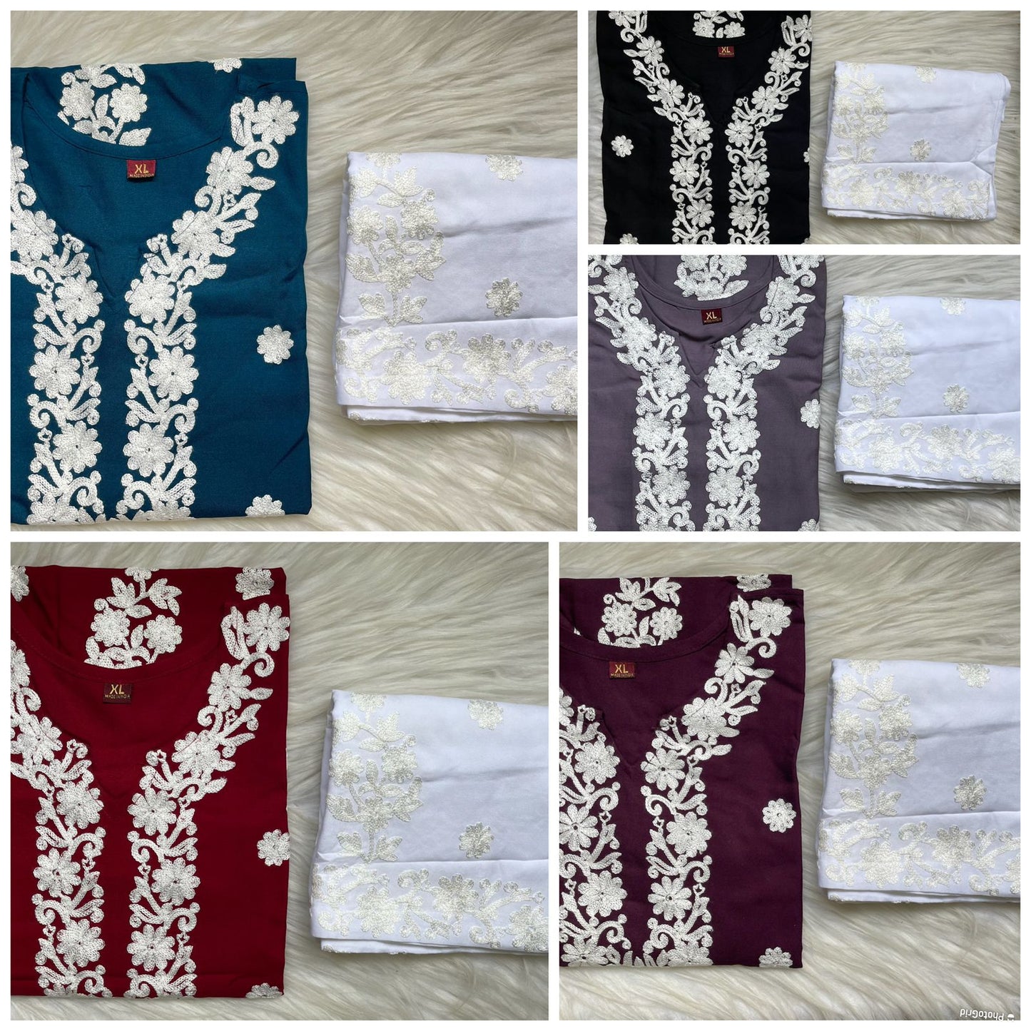 Vaanya Bluehills Embroidery Work Kurti Plazzo Set