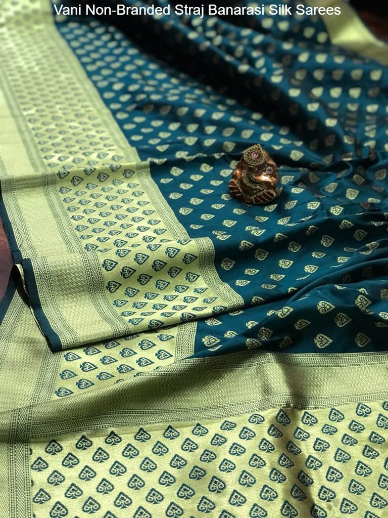 Vani Non-Branded Straj Banarasi Silk Sarees