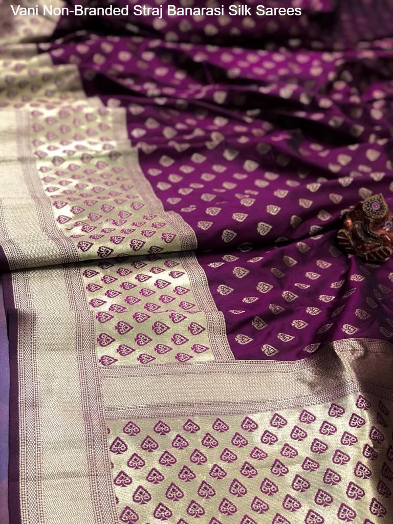 Vani Non-Branded Straj Banarasi Silk Sarees