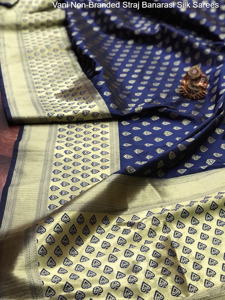 Vani Non-Branded Straj Banarasi Silk Sarees