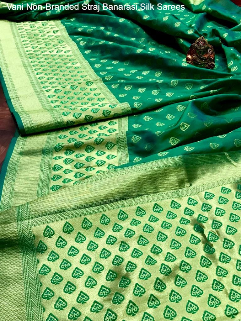Vani Non-Branded Straj Banarasi Silk Sarees