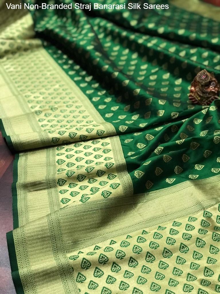Vani Non-Branded Straj Banarasi Silk Sarees