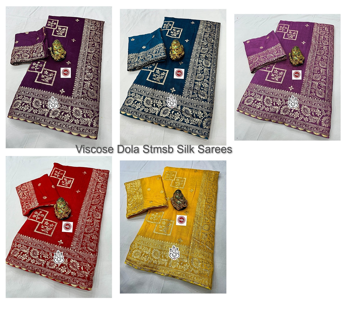 Viscose Dola Stmsb Silk Sarees