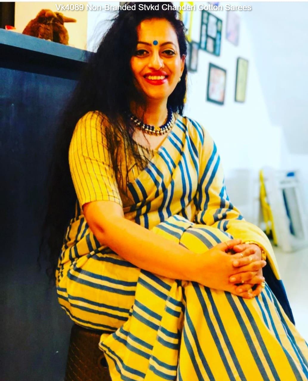 Vk4089 Non-Branded Stvkd Chanderi Cotton Sarees