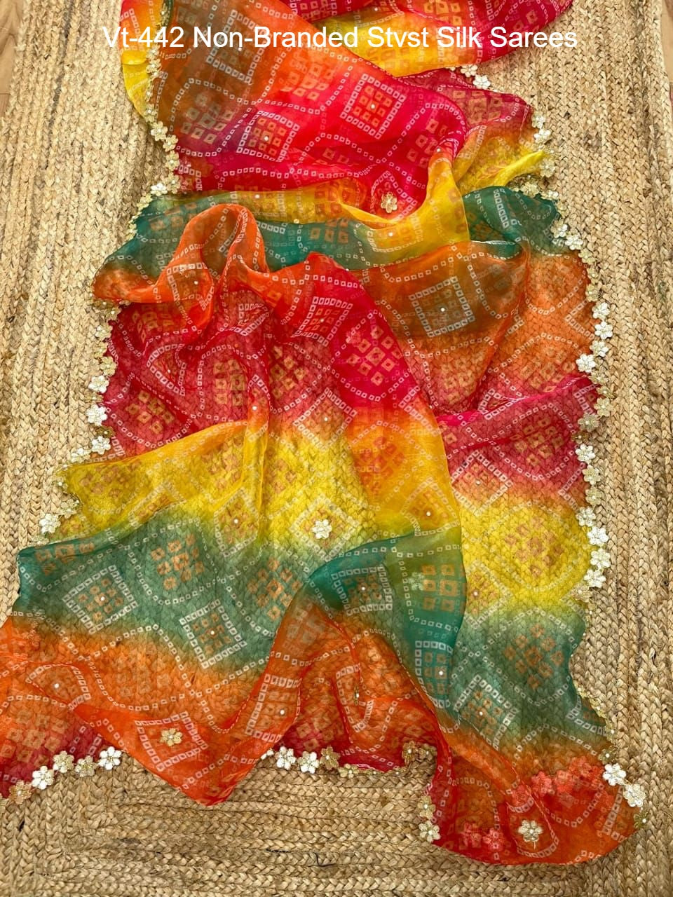 Vt-442 Non-Branded Stvst Silk Sarees