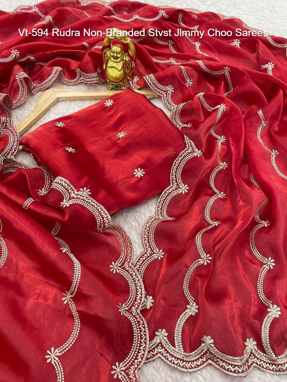 Vt-594 Rudra Non-Branded Stvst Jimmy Choo Sarees