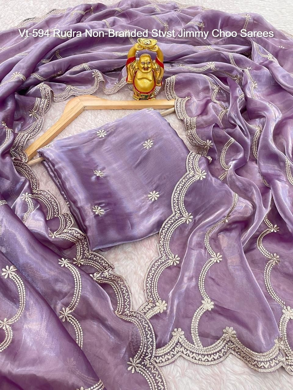 Vt-594 Rudra Non-Branded Stvst Jimmy Choo Sarees