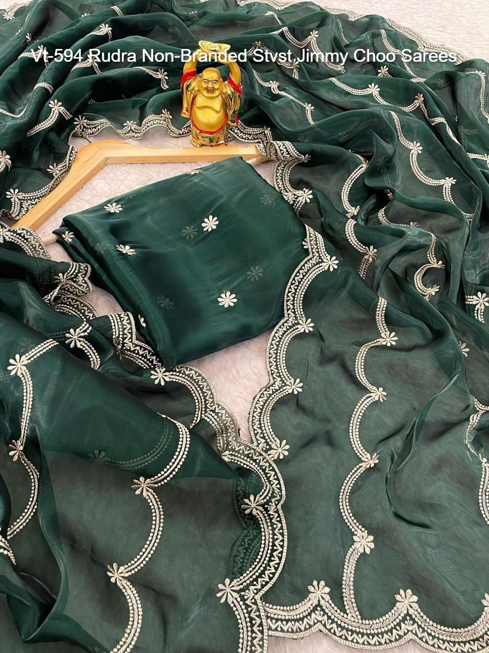Vt-594 Rudra Non-Branded Stvst Jimmy Choo Sarees