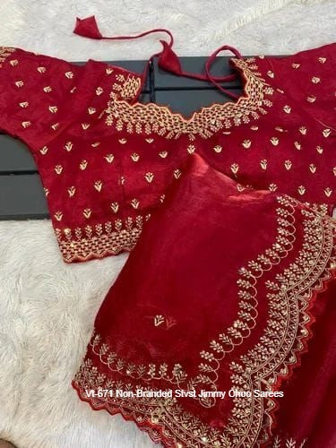 Vt-671 Non-Branded Stvst Jimmy Choo Sarees