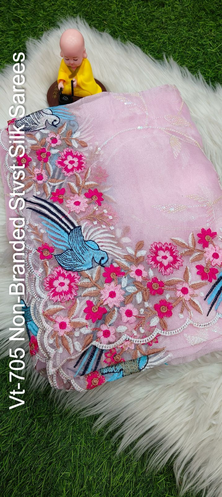 Vt-705 Non-Branded Stvst Silk Sarees