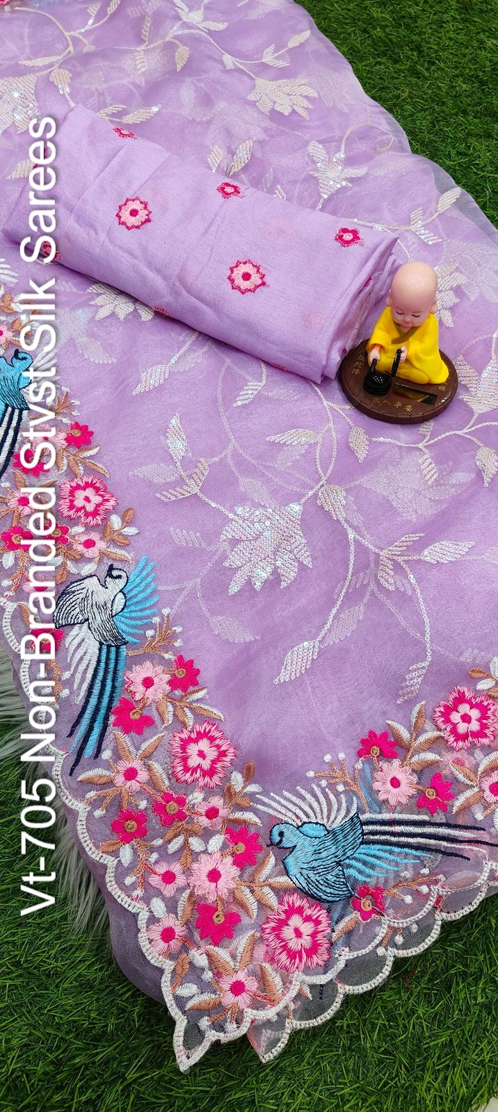 Vt-705 Non-Branded Stvst Silk Sarees