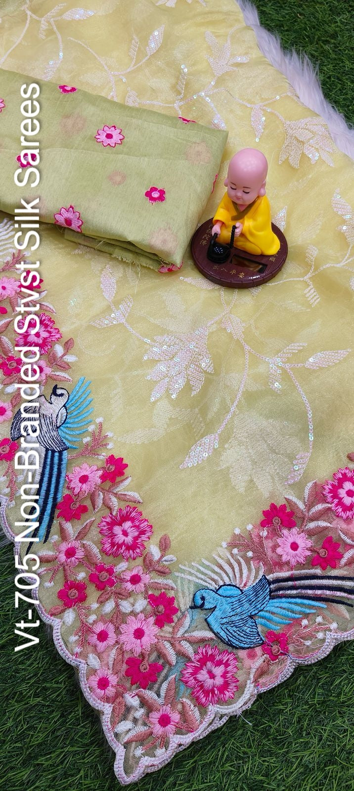 Vt-705 Non-Branded Stvst Silk Sarees