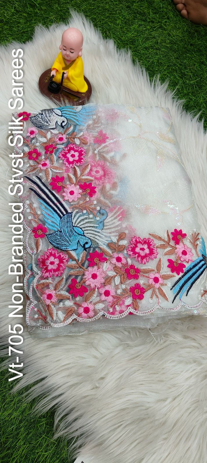 Vt-705 Non-Branded Stvst Silk Sarees