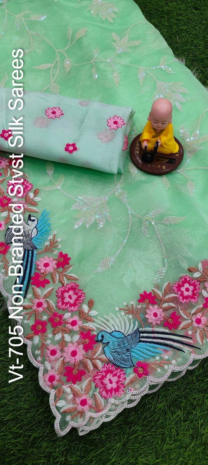 Vt-705 Non-Branded Stvst Silk Sarees
