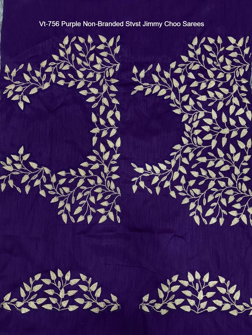 Vt-756 Purple Non-Branded Stvst Jimmy Choo Sarees