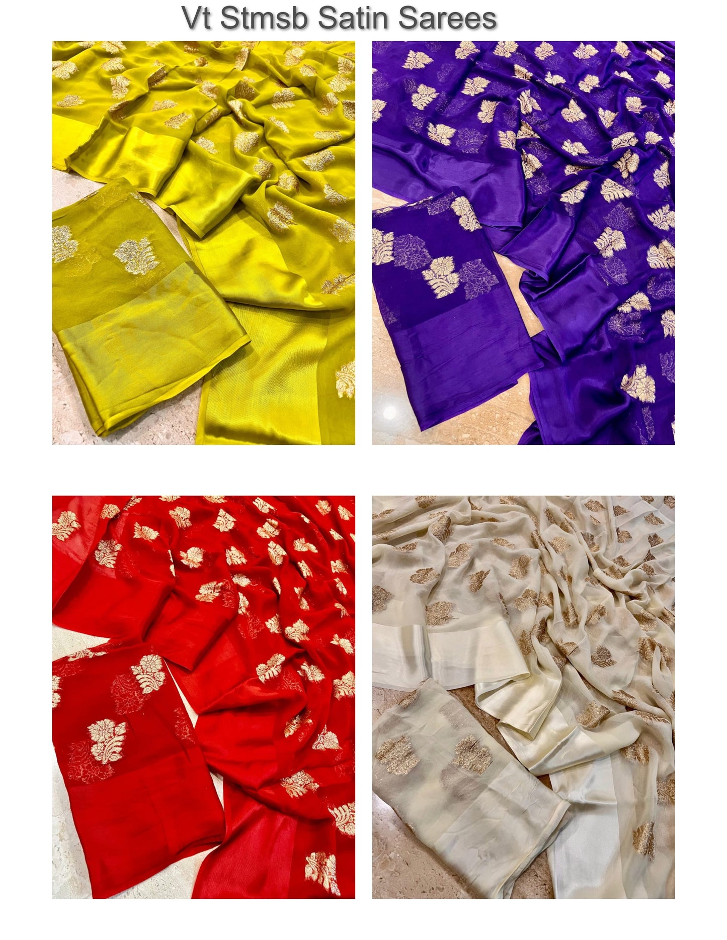 Vt Stmsb Satin Sarees