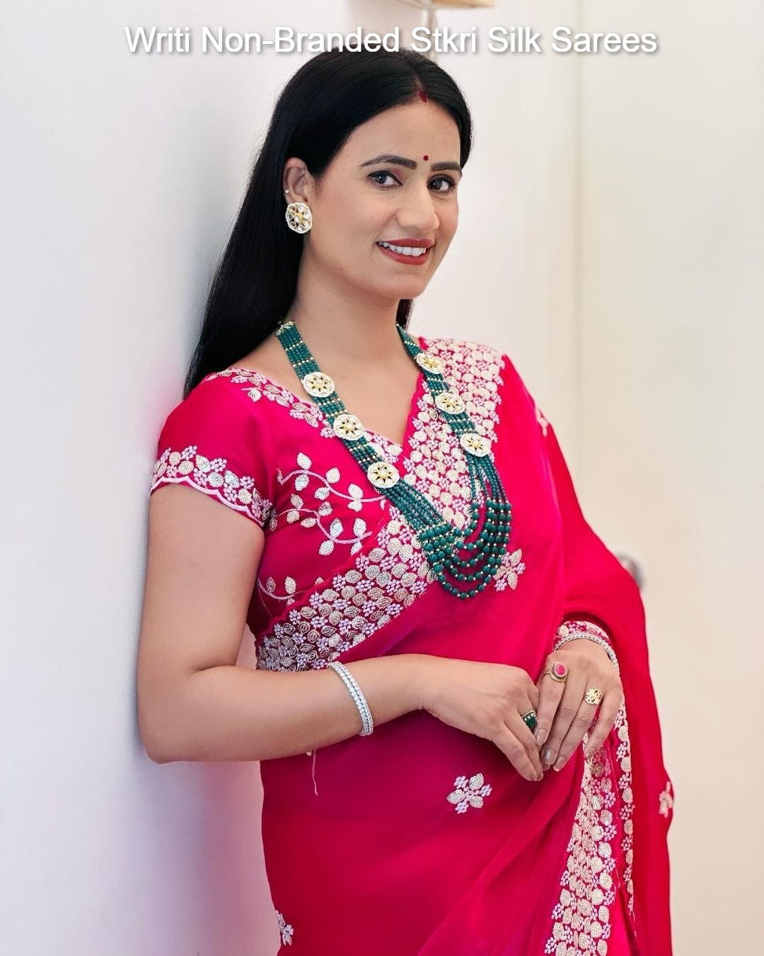 Writi Non-Branded Stkri Silk Sarees
